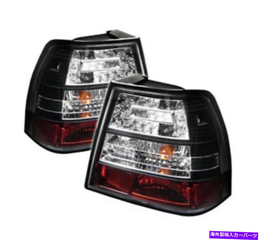 USテールライト フォルクスワーゲン99-04 Jetta MK4ブラックLEDテールブレーキライトセダンGLI GLX GLS GL TDI Volkswagen 99-04 Jetta MK4 Black LED Tail Brake Lights Sedan GLI GLX GLS GL TDI【並行輸入品】