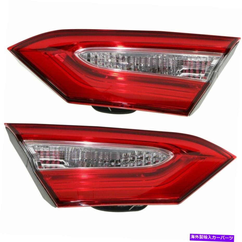 USテールライト 2インナーテールライトアセンブリの運転手と助手席側セットカムリフィット Driver And Passenger Side Set Of 2 Inner Tail Light Assembly Fits Camry【並行輸入品】