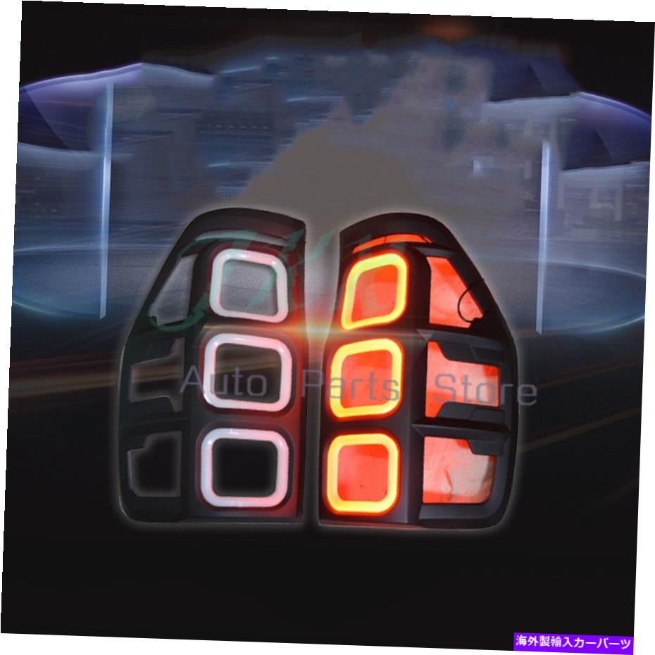 USテールライト Ford Ranger T6 Wildtrak 2012-17のペアブラックLEDリアテールライトカバートリムO Pair Black LED Rear Tail Light Cover Trim o For Ford Ranger T6 Wildtrak 2012-17【並行輸入品】 48,548円
