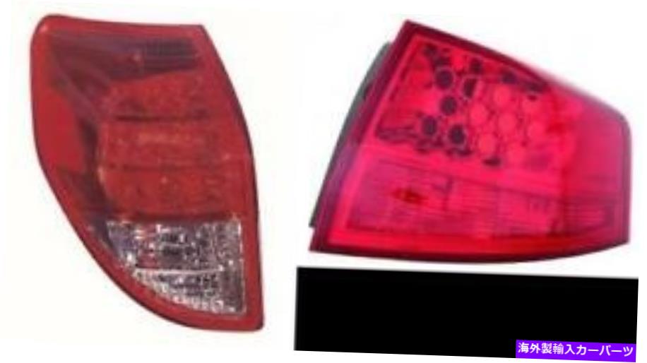 USテールライト 2007年 - 2009年のAcura MDXリアテールライトアセンブリの交換の住宅 SIDE/PAIR for 2007 - 2009 Acura MDX Rear Tail Light Assembly Replacement Housing【並行輸入品】