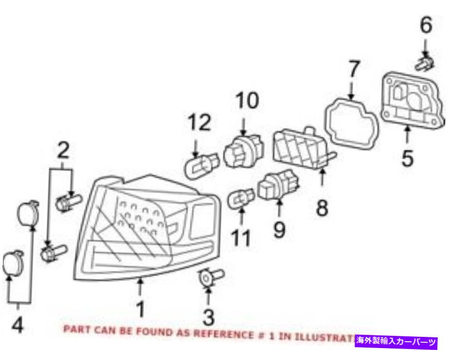 USテールライト Acura 33501-STX-A11用の本物のOEMテールライトアセンブリ Genuine OEM Tail Light Assembly for Acura 33501-STX-A11【並行輸入品】