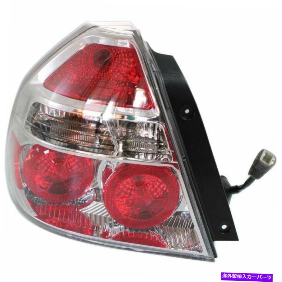 USテールライト 2009-11シボレーAVEOセダンのハロゲンテールライト左透明レンズW /電球CAPA Halogen Tail Light For 2009-11 Chevrolet Aveo Sedan Left Clear Lens w/Bulbs CAPA【並行輸入品】
