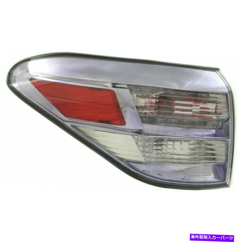 USテールライト ドライバーLH左テールランプライトレンズ/ハウジングの外側フィット2010 2012 LEXUS RX450H Driver LH Left Tail lamp light Lens/Housing Outer fits 2010 2012 Lexus RX450h【並行輸入品】