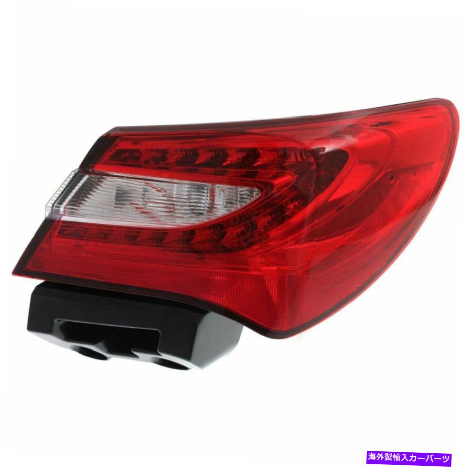 USテールライト 2011-2014 Chrysler 200セダン右透明/赤レンズW /球根 Halogen Tail Light For 2011-2014 Chrysler 200 Sedan Right Clear/Red Lens w/Bulbs【並行輸入品】