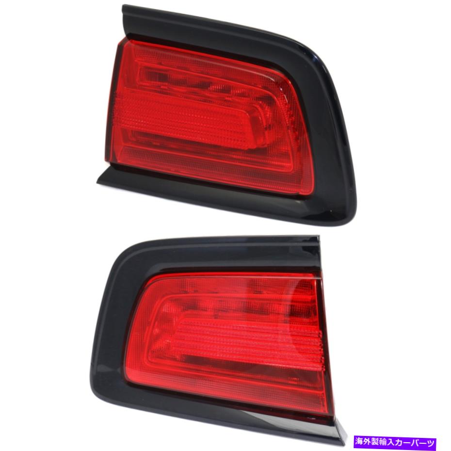 USテールライト 11-14 Dodge充電器の運転手と助手席側の2テールライトのセット Set of 2 Tail Light For 11-14 Dodge Charger Driver and Passenger Side Outer【並行輸入品】