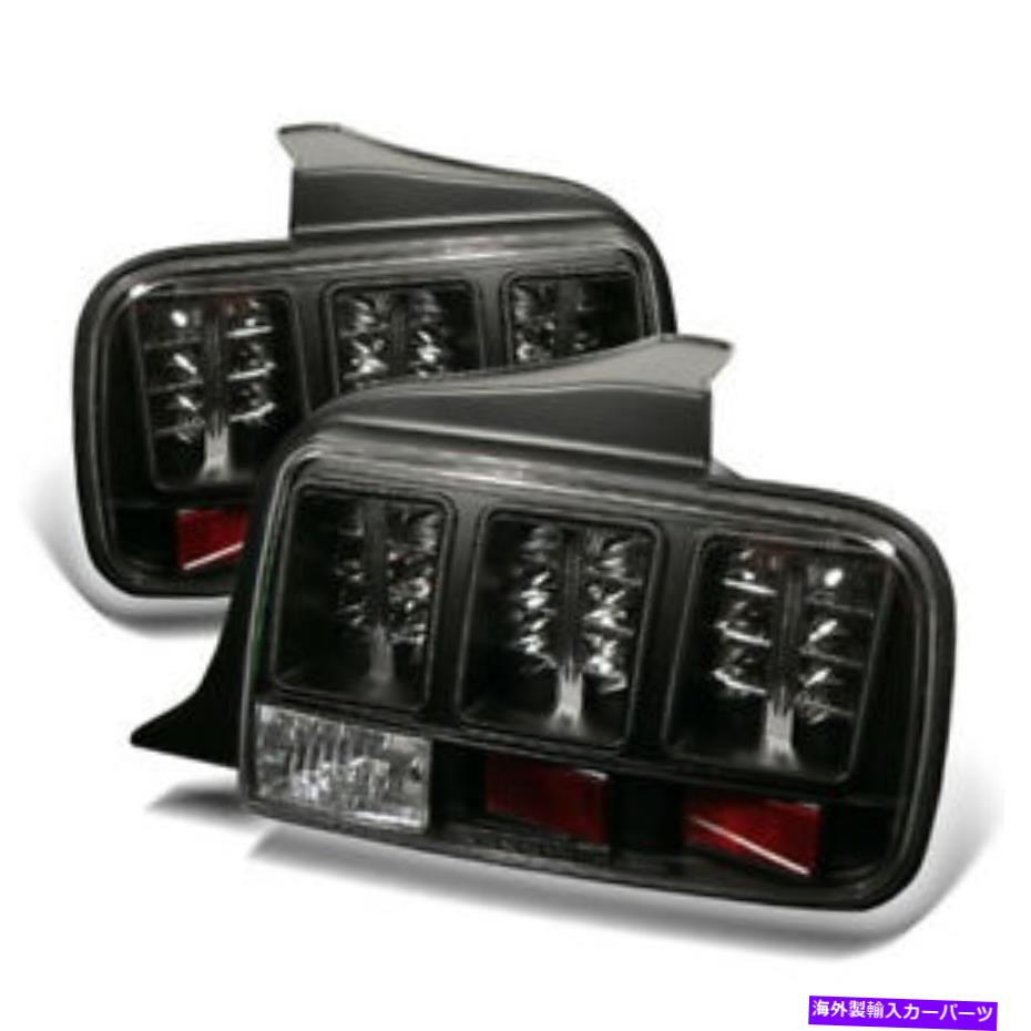 USテールライト フォード05-09マスタングブラックLEDユーロスタイルリアテールライトブレーキランプセット Ford 05-09 Mustang Black LED Euro Style Rear Tail Lights Brake Lamp Set【並行輸入品】｜Us Custom Parts Shop USDM