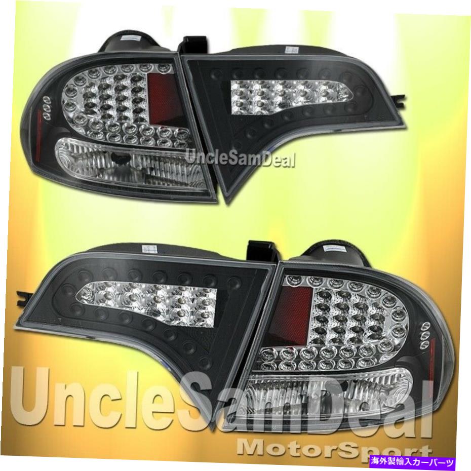 USテールライト 06-11ホンダシビック4DRセダンクリアブラックレッドLEDテールトランクライト4個セット 06-11 HONDA CIVIC 4DR SEDAN CLEAR BLACK RED LED TAIL TRUNK LIGHTS 4 PIECES SET【並行輸入品】