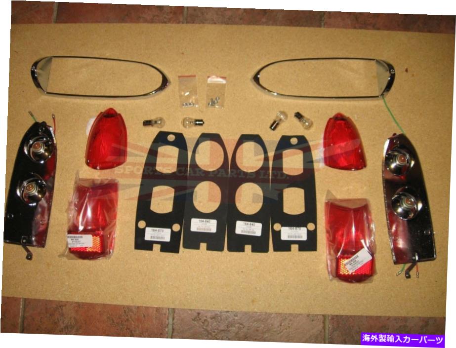 USテールライト テールランプストップライトレンズアセンブリの新しいペアMGB MG MEDGEN 1962-1969琥珀色 New Pair of Tail Lamp Stop Light Lens Assemblies MGB MG Midget 1962-1969 AMBER【並行輸入品】