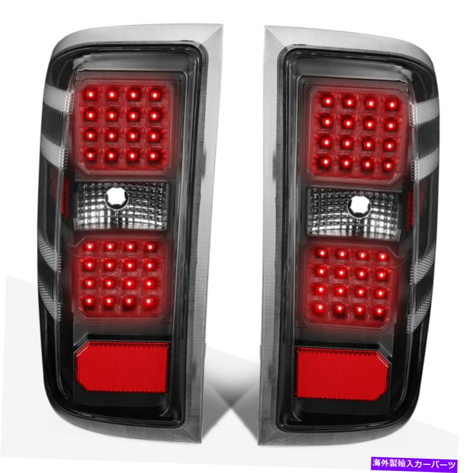 USテールライト 14-19のシボレーSilverado / GMCシエラフルLEDテールライトリアブレーキランプブラック For 14-19 Chevy Silverado/GMC Sierra Full LED Tail Light Rear Brake Lamp Black【並行輸入品】