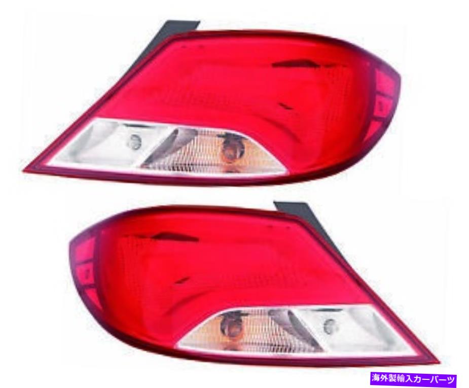 USテールライト 2015年2016年2016年2017 Hyundaiアクセントセダンテールライトペアセット For 2015 2016 2017 Hyundai Accent Sedan Tail lights Pair Set【並行輸入品】