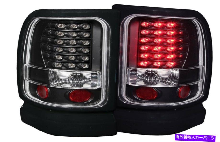 USテールライト 94-01 Dodge Ram 1500/2500/3500 2DR / 4DR用Anzo 311073黒LEDテールライト Anzo 311073 Black LED Tail Lights for 94-01 Dodge Ram1500/2500/3500 2DR/4DR【並行輸入品】｜Us Custom Parts Shop USDM