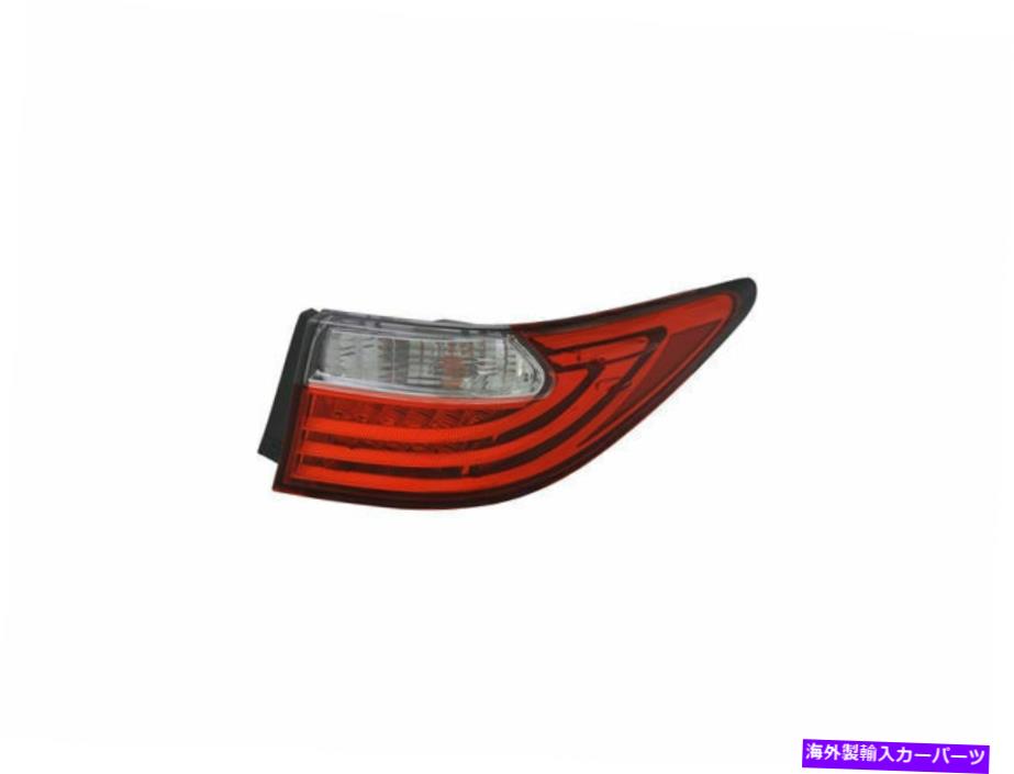 USテールライト 2013-2015 Lexus ES300Hテールライトアセンブリ - 助手席側66191BQ For 2013-2015 Lexus ES300h Tail Light Assembly Right - Passenger Side 66191BQ【並行輸入品】