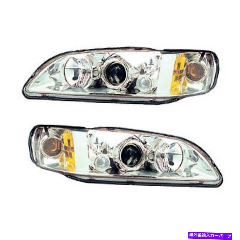 USテールライト エレガントホンダアコードヘッドライトアセンブリ（クリア、ペア）2002-1998 TYC 80-6103-00 Elegante HONDA ACCORD Head Light Assembly (Clear, Pair) 2002-1998 TYC 80-6103-00【並行輸入品】