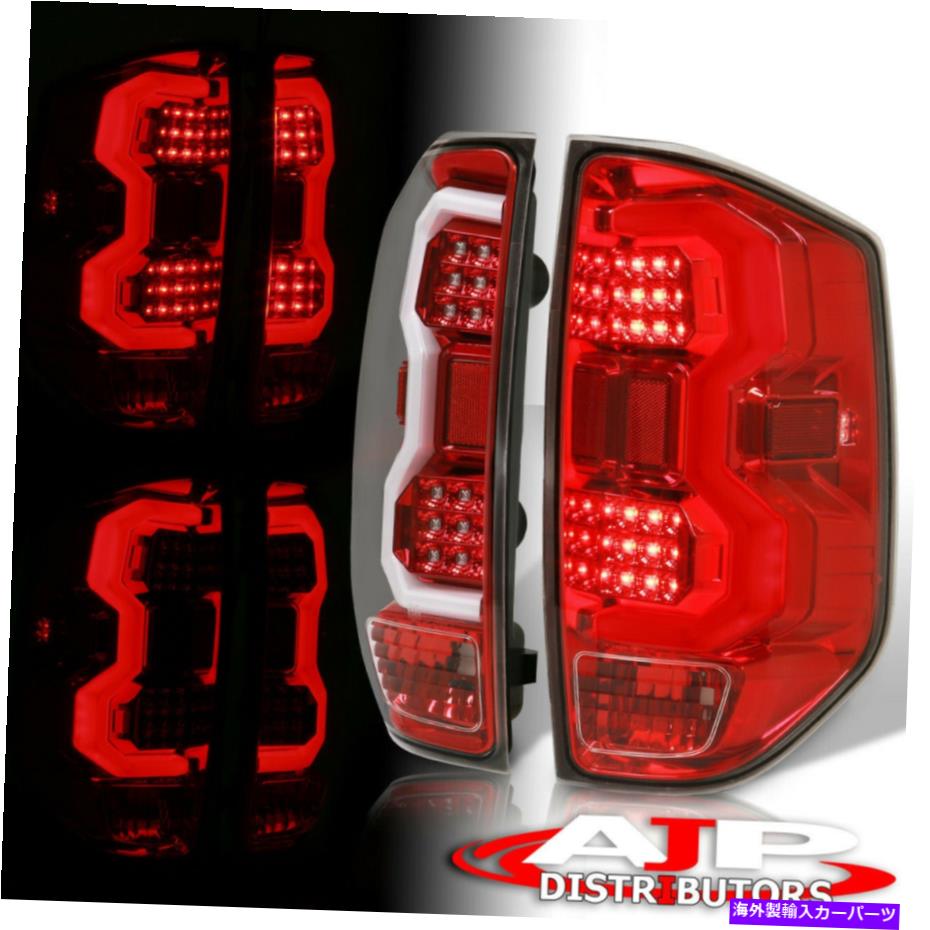 USテールライト 赤い住宅LEDテールライトブレーキランプアセンブリセット2014-2021トヨタツンドラ Red Housing LED Tail Lights Brake Lamps Assembly Set For 2014-2021 Toyota Tundra【並行輸入品】｜Us Custom Parts Shop USDM