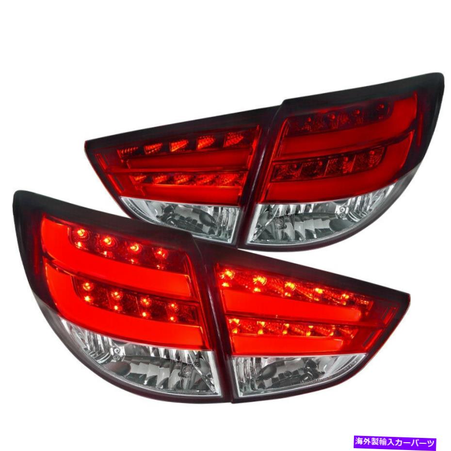 USテールライト 2010-2012ツーソンGL GLSスポーツレッドレンズLEDテールライトリアブレーキランプ For 2010-2012 Tucson Gl Gls Sport Red Lens Led Tail Lights Rear Brake Lamps【並行輸入品】｜Us Custom Parts Shop USDM