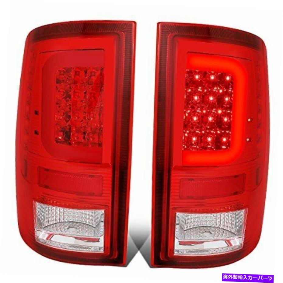 USテールライト DNAモーターリングTL-DRAM09-LED-3D-RD-G2レッドレンズ3D LEDテールライトは09~17ドッド... DNA Motoring TL-DRAM09-LED-3D-RD-G2 Red Lens 3D LED Tail Lights For 09-17 Dod...【並行輸入品】｜Us Custom Parts Shop USDM