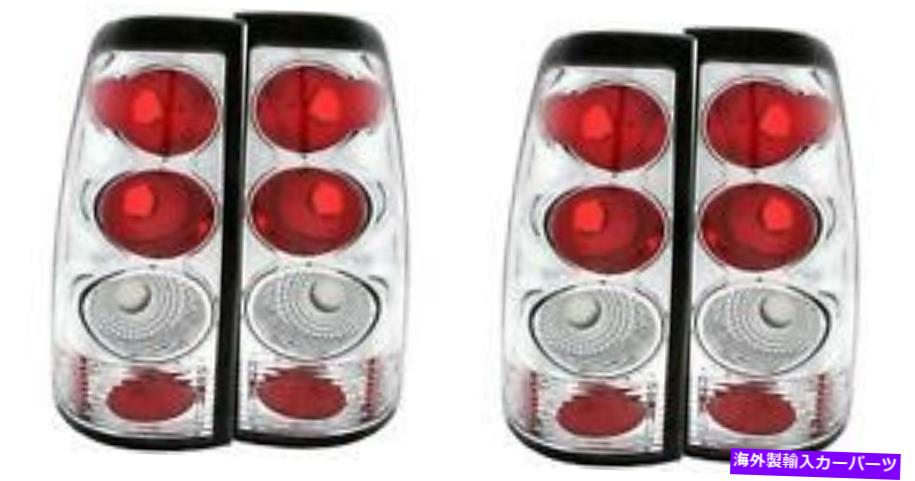 USテールライト Anzo USA 211023テールライトアセンブリクリアレンズクロームハウジング2パック ANZO USA 211023 Tail Light Assembly Clear Lens Chrome Housing 2 PACK【並行輸入品】｜Us Custom Parts Shop USDM