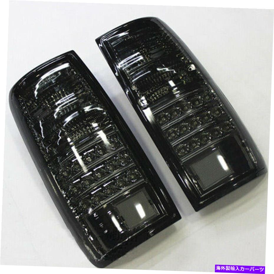 USテールライト トヨタ陸上クルーザーLC80 1991-1997リア・テールライトLEDランプブラックカバー 2Pcs For Toyota Land Cruiser LC80 1991-1997 Rear Taillight Led Lamp Black Cover【並行輸入品】