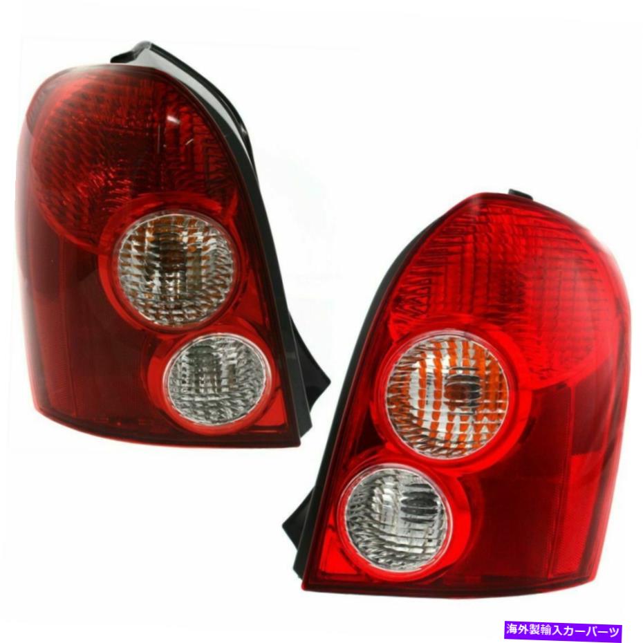 USテールライト 2002-2003マツダProtege5 LH＆RH W /電球の2テールライトのセット Set of 2 Tail Light For 2002-2003 Mazda Protege5 LH & RH w/ Bulb(s)【並行輸入品】