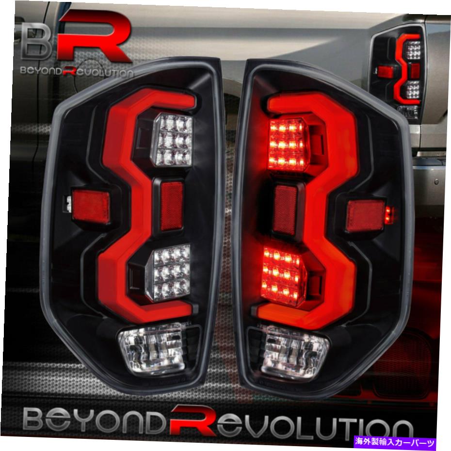 【楽天市場】USテールライト 2014-2021 Tundra駆動赤チューブLEDテールライト信号ランプブラッククリア For 2014 ...