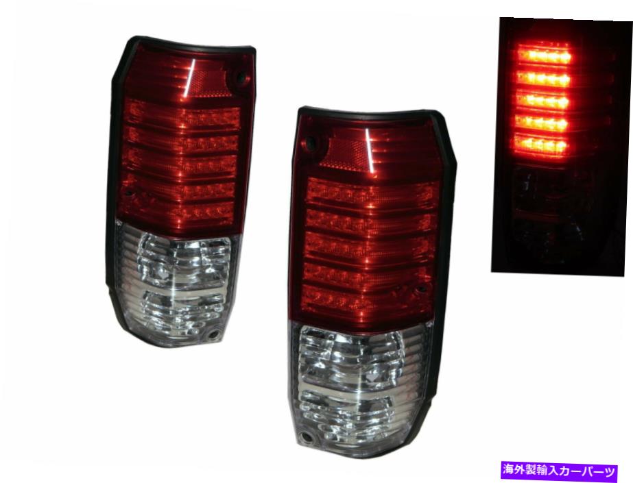 USテールライト ランドクルーザーJ70シリーズ1984-2007 4D LEDテールリアライトレッド/ホワイト LAND CRUISER J70 SERIES 1984-2007 4D LED Tail Rear Light Red/White for TOYOTA【並行輸入品】 51,148円