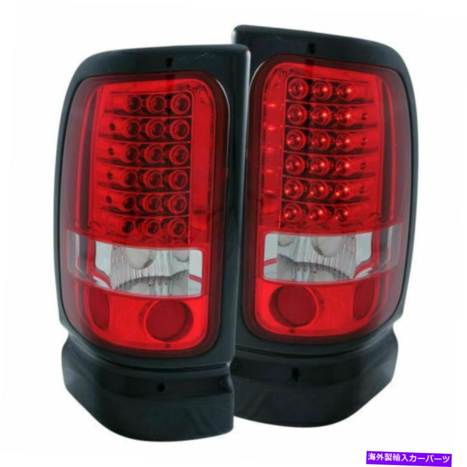 USテールライト Dodge Ram 1500/2500/3500 2ペアのためのAnzo 311052赤いクリアレンズLEDテールライト Anzo 311052 Red Clear Lens Led Tail Lights for Dodge Ram 1500/2500/3500 2-Pair【並行輸入品】