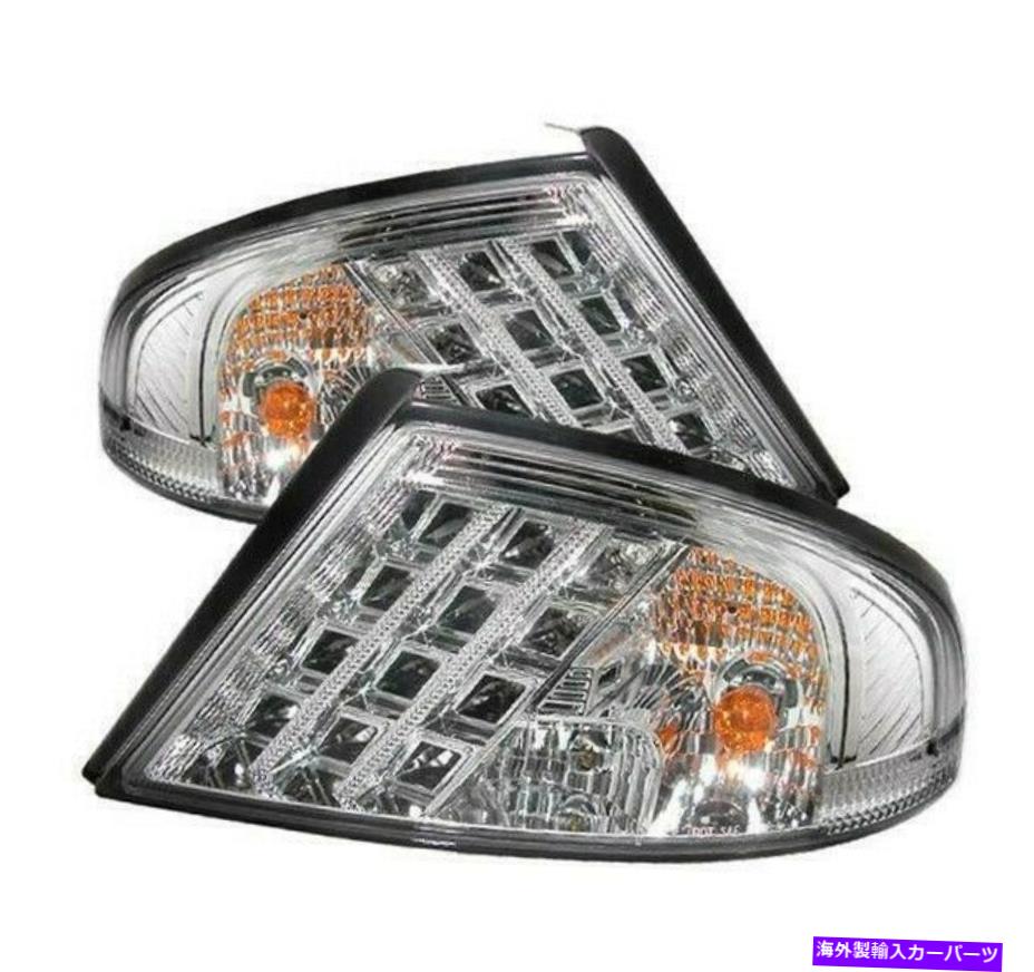 USテールライト Dodge Stratus 2001-2006 Sedan Chrome LEDテールライトランプ左+右 Fits Dodge Stratus 2001-2006 Sedan Chrome LED Tail lights Lamps Left + Right【並行輸入品】