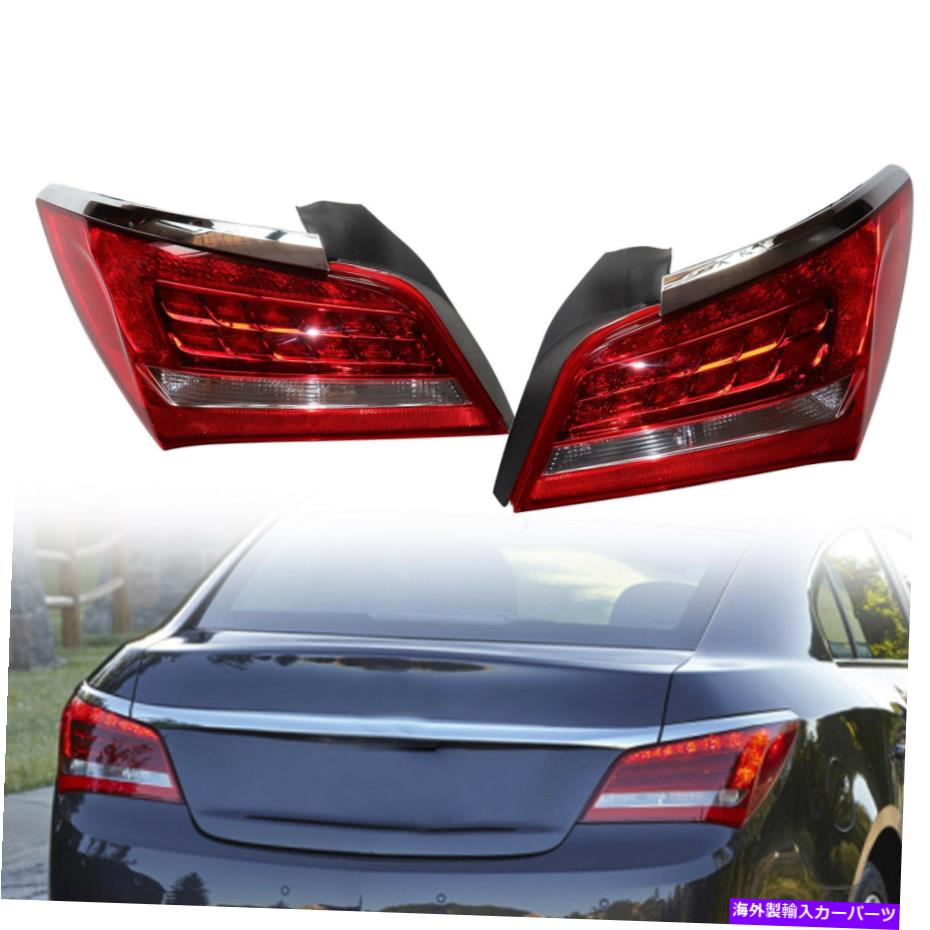 USテールライト Buick Lacrosse 2014-2016 LEDテールライトブレーキランプリア1ペア左+右 For Buick LaCrosse 2014-2016 LED Tail Light Brake Lamp Rear 1-Pair Left + Right【並行輸入品】