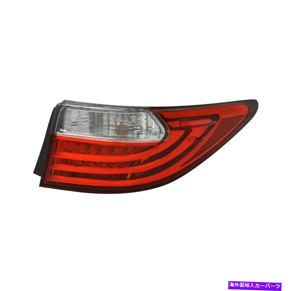 USテールライト LEXUS ES300H 13-15 TYC助手席側外部交換テールライト用 For Lexus ES300h 13-15 TYC Passenger Side Outer Replacement Tail Light【並行輸入品】|Us Custom Parts Shop USDM