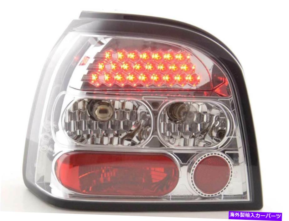 USテールライト VWゴルフMK3 MK 3クリアクローム外観LEDテールライトランプ09/1991 - 08/199 VW GOLF MK3 MK 3 CLEAR CHROME LOOK LED TAIL LIGHTS LAMPS 09/1991 - 08/1997【並行輸入品】｜Us Custom Parts Shop USDM