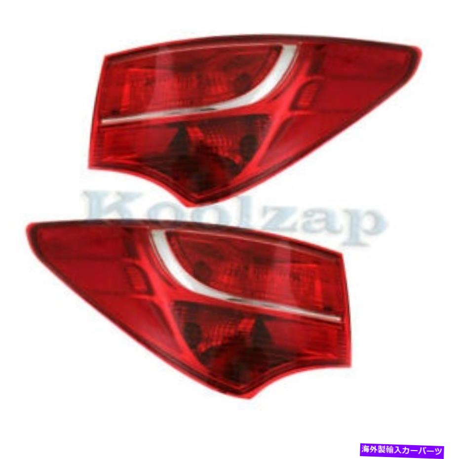 USテールライト 13-16サンタフェスポーツアウターTaillight Taillampリアブレーキライトセットペア For 13-16 Santa Fe Sport Outer Taillight Taillamp Rear Brake Light Set Pair【並行輸入品】