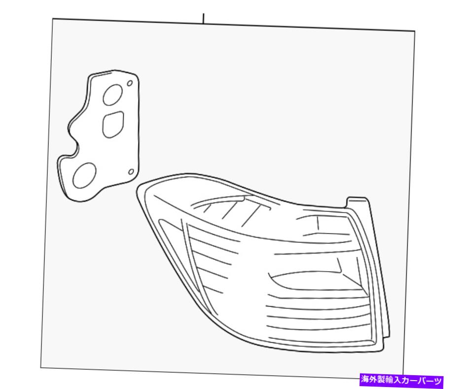 USテールライト 本物のトヨタコンボランプアセンブリ81560-0J070 Genuine Toyota Combo Lamp Assembly 81560-0E070【並行輸入品】｜Us Custom Parts Shop USDM 52,883円