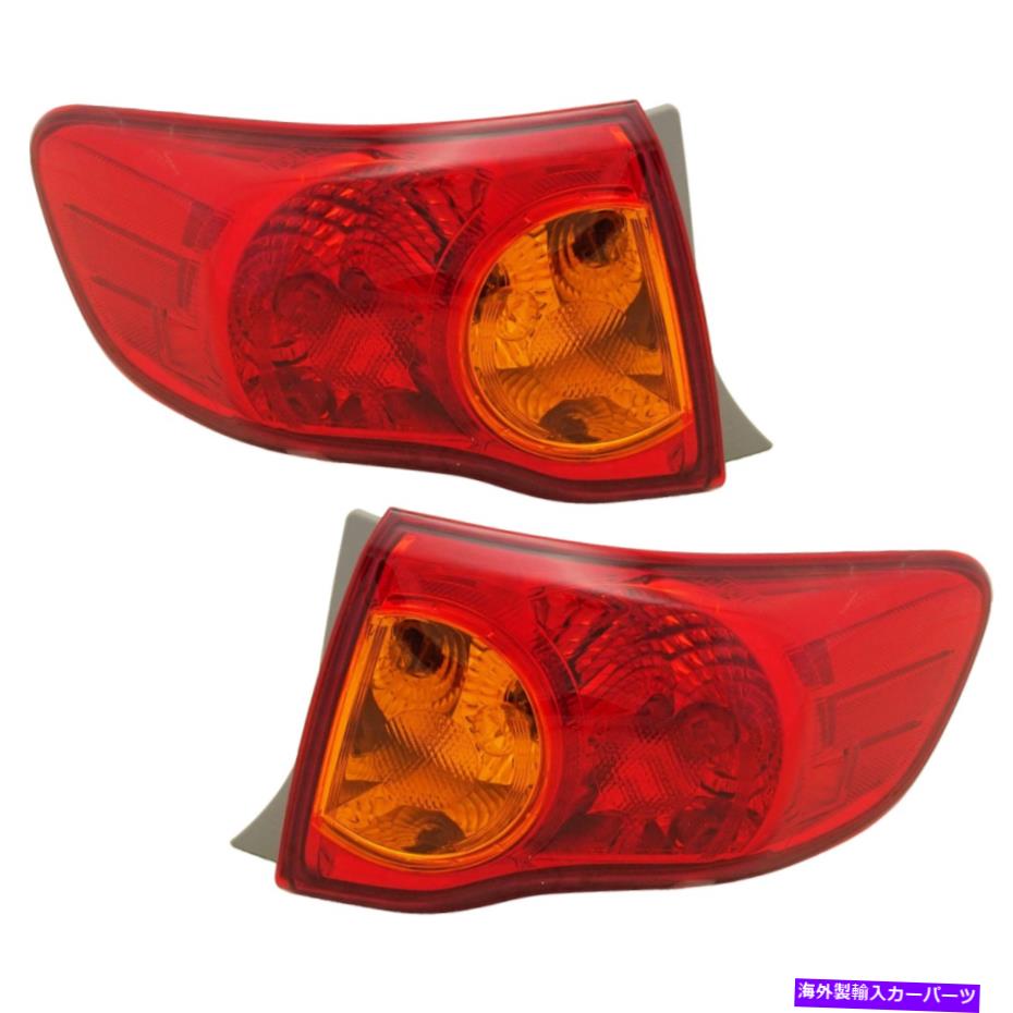 USテールライト 2800175C、TO2801175Cペアの左右の2テールライトランプのセット Set of 2 Tail Lights Lamps Left-and-Right Outside TO2800175C, TO2801175C Pair【並行輸入品】