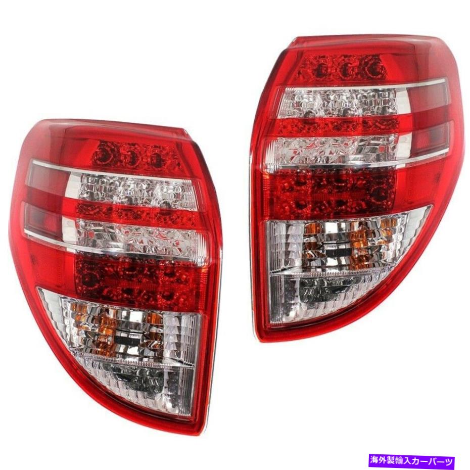 USテールライト 2009年から2012年のハロゲンテールライトセットTOYOTA RAV4アメリカ製CLR / RED W /電球2PCS Halogen Tail Light Set For 2009-2012 Toyota RAV4 USA Built Clr/Red w/Bulbs 2Pcs【並行輸入品】|Us Custom Parts Shop USDM