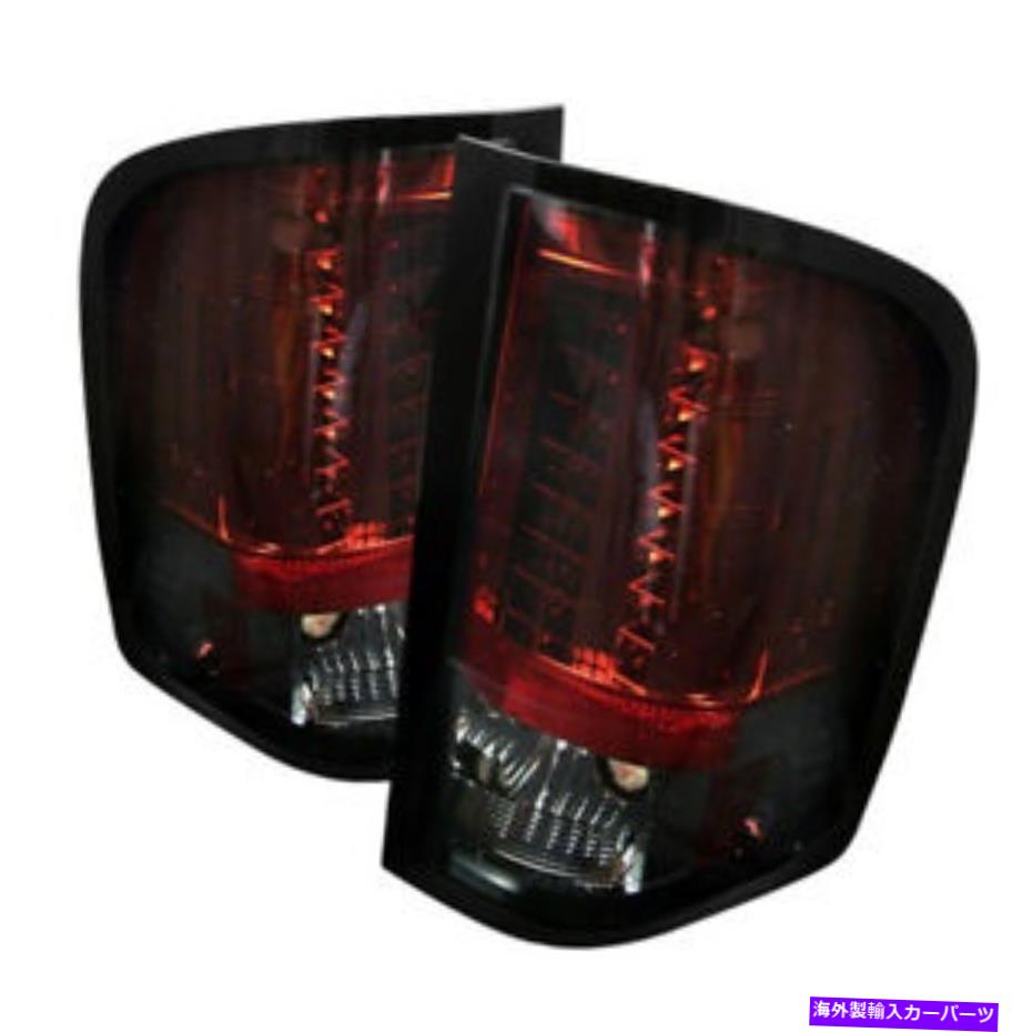 USテールライト スパイダー赤の煙LEDテールライト07-13 Silverado 1500 - 5001801 Spyder Red Smoke LED Tail Lights for 07-13 Silverado 1500 - 5001801【並行輸入品】