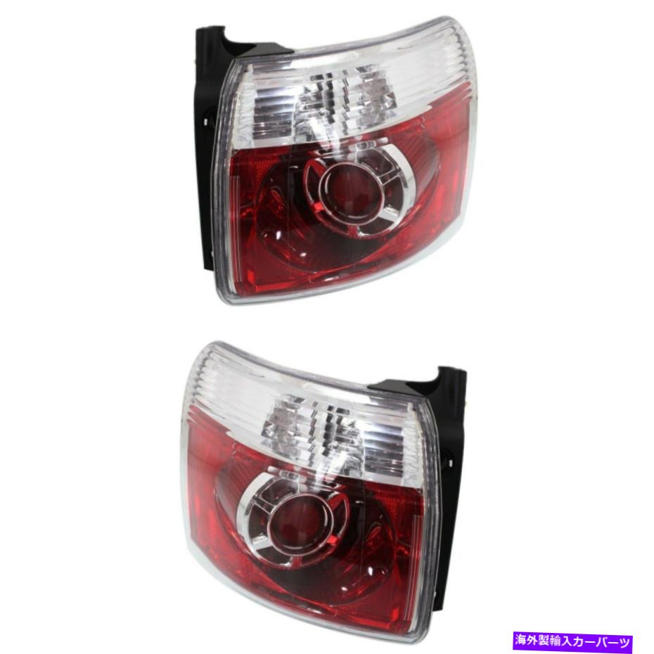 USテールライト 2007-2012 GMCアカディアクリアレンズW /球根2ピースカーパのためのLEDテールライトセット LED Tail Light Set For 2007-2012 GMC Acadia Clear Lens w/ Bulbs 2Pcs CAPA【並行輸入品】|Us Custom Parts Shop USDM