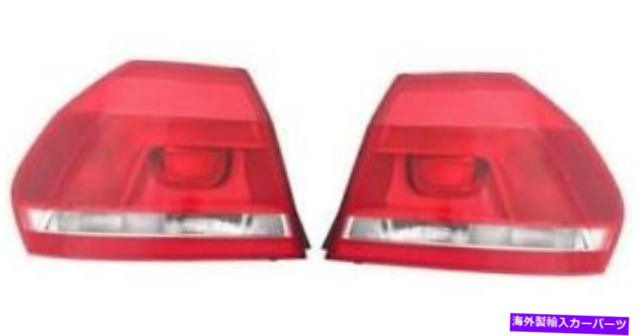 USテールライト サイド/ペアフィット2012 - 2012 - 2015フォルクスワーゲンパッセットリアテールライトアセンブリ SIDE/PAIR fits 2012 - 2015 Volkswagen Passat Rear Tail Light Assembly【並行輸入品】