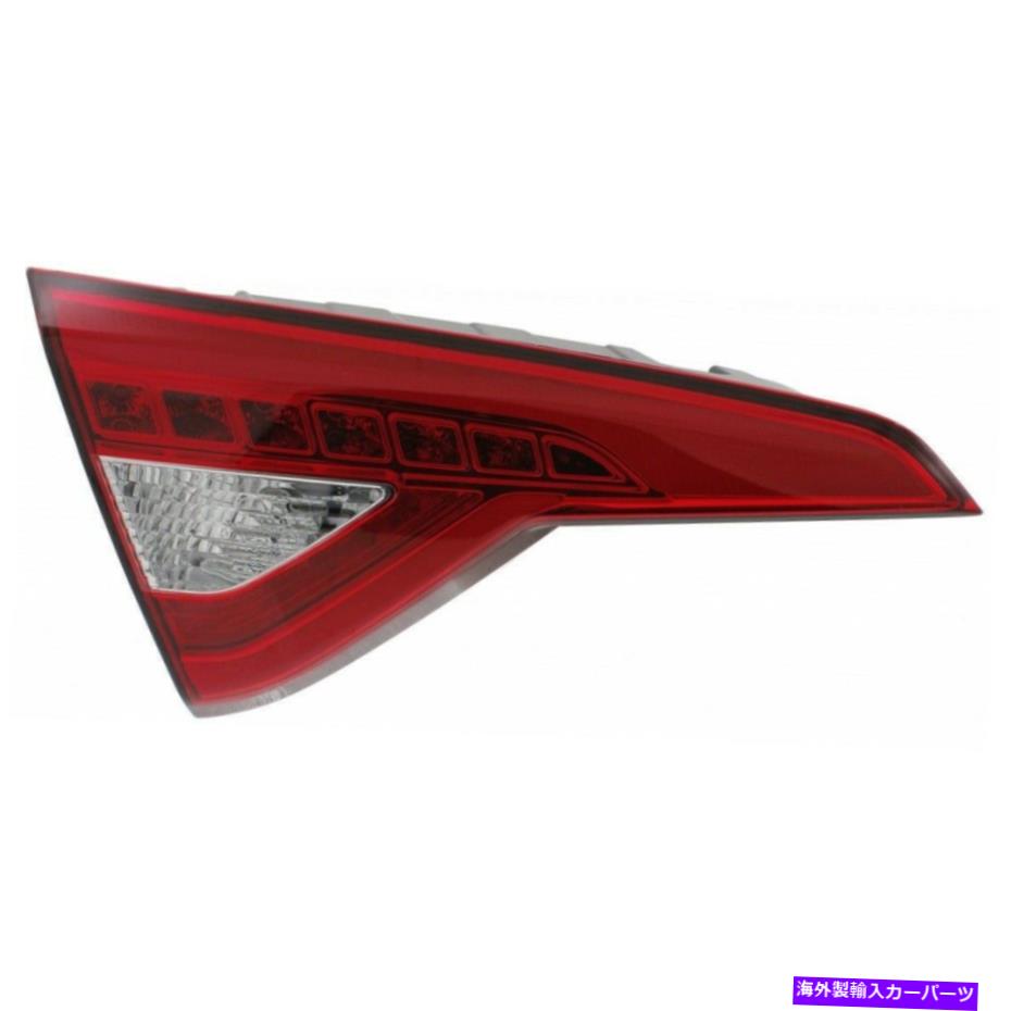USテールライト ドライバー側左LH TaillampアセンブリLEDインナーフィット2015 2017 Hyundai Sonata Driver Side Left LH Taillamp Assembly LED Inner fits 2015 2017 Hyundai Sonata【並行輸入品】