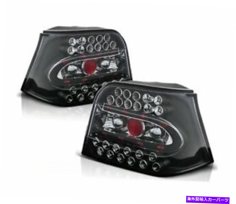 USテールライト テールライトLDVW09 for VWゴルフ4 1997 1998 1999 2003ハッチバックブラックLED TAIL LIGHTS LDVW09 FOR VW GOLF 4 1997 1998 1999 2000-2003 HATCHBACK BLACK LED【並行輸入品】