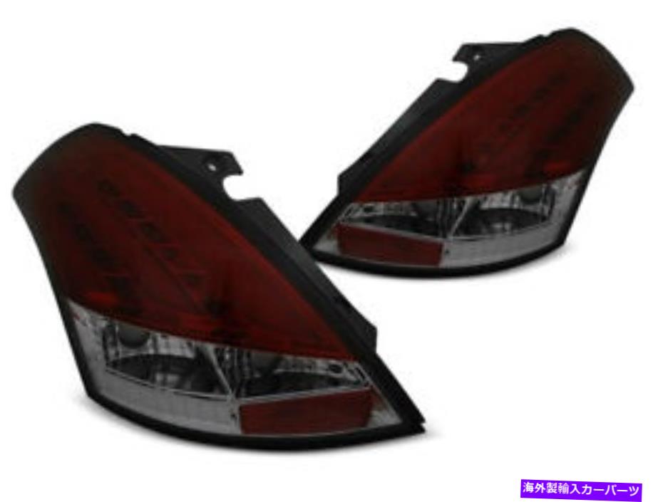 USテールライト 鈴木スウィフトのためのLEDリアライトV 2010 2011 2012 2012-2017 VR-966赤い煙 LED rear lights for Suzuki Swift V 2010 2011 2012 2013-2017 VR-966 Red Smoke【並行輸入品】