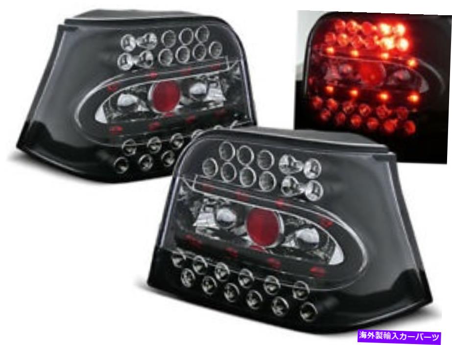 USテールライト LEDリアライトVWゴルフIV 1997 1997 1997 1998 1999 2003 VR-986ブラック LED rear lights for VW Golf IV HB 1997 1998 1999 2000 2001-2003 VR-986 Black【並行輸入品】