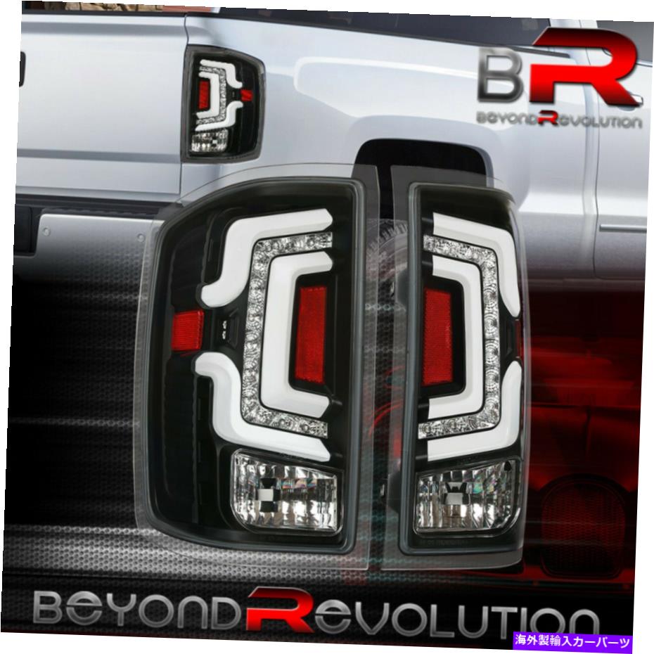 USテールライト 2014-2018シボリーSilveradoブラックハウジングLEDテールライトブレーキ信号ランプ For 2014-2018 Chevy Silverado Black Housing LED Tail Lights Brake Signal Lamps【並行輸入品】｜Us Custom Parts Shop USDM