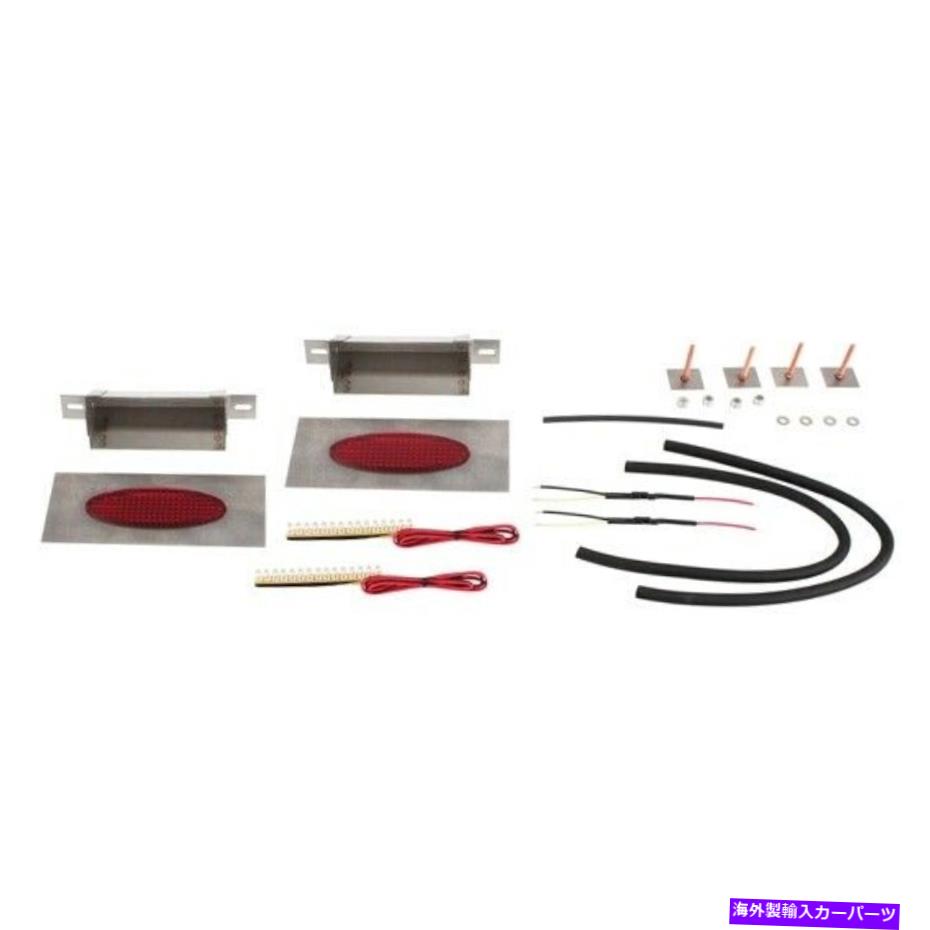 USテールライト ハガンフラッシュマウントLEDテールライトレッドオーバル4.5 x 1.5 Hagan Flush Mount LED Tail Lights Red Oval 4.5 x 1.5【並行輸入品】｜Us Custom Parts Shop USDM