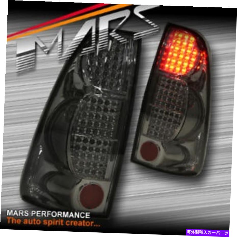 USテールライト 燻製ブラックLEDテールライトTaillight for Holden Rodeo Isuzu D-Max 07-11 Smoked Black LED TAIL LIGHTS TAILLIGHT FOR HOLDEN RODEO ISUZU D-MAX 07-11【並行輸入品】