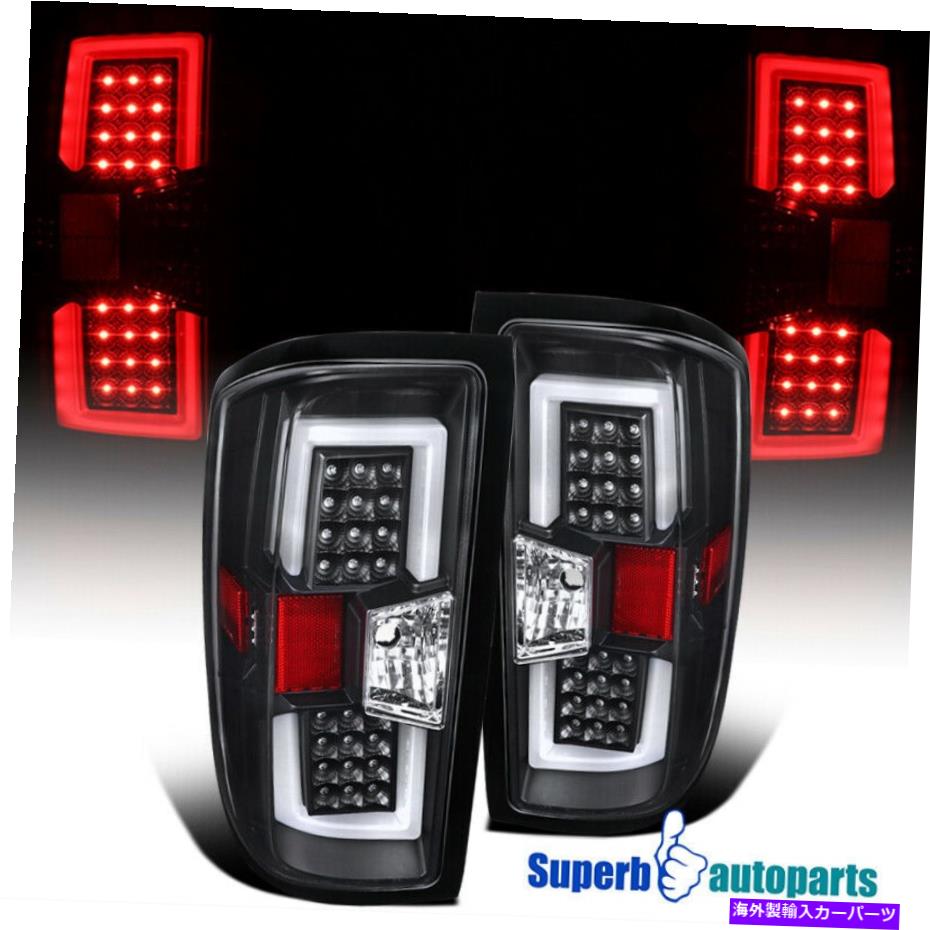 USテールライト 2014-2017 Sierra Silverado 1500 2500テールライトLEDライトバーすべて黒 For 2014-2017 Sierra Silverado 1500 2500 Tail Lights LED Light Bar All Black【並行輸入品】