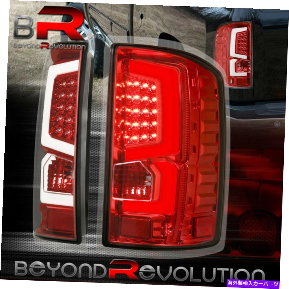USテールライト 2007-2013のシボレーSilverado赤/クリアレンズホワイトLEDチューブテールライトランプ For 2007-2013 Chevy Silverado Red / Clear Lens White LED Tube Tail Lights Lamps【並行輸入品】｜Us Custom Parts Shop USDM