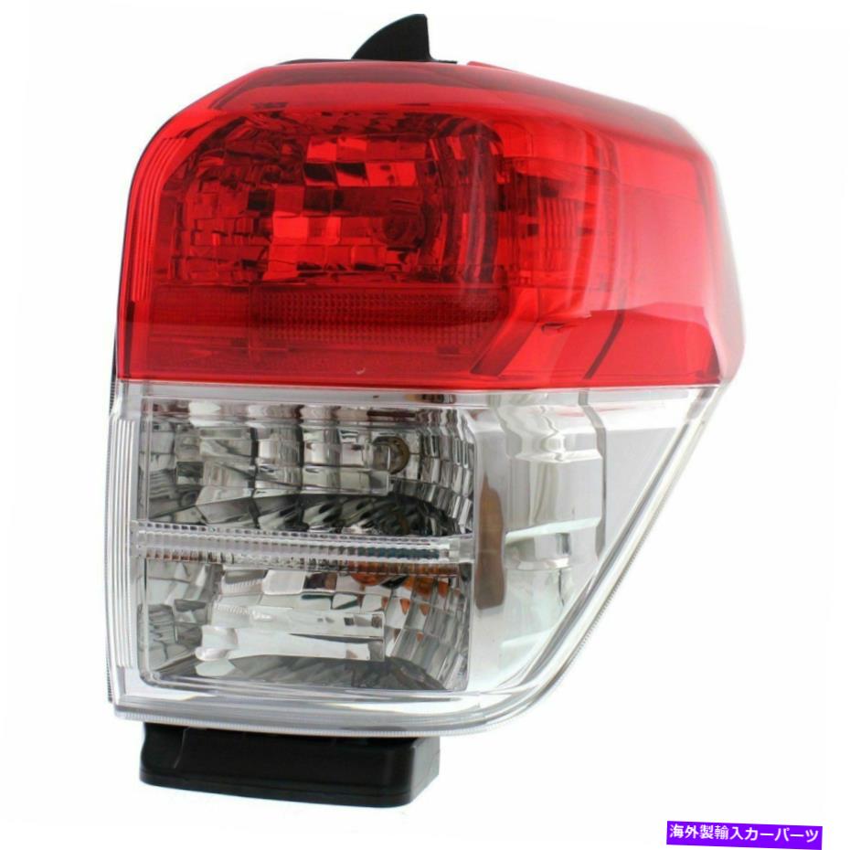 USテールライト 2010-2013トヨタ4Runner Limited右クリア/レッドW /球根 Halogen Tail Light For 2010-2013 Toyota 4Runner Limited Right Clear/Red w/ Bulbs【並行輸入品】