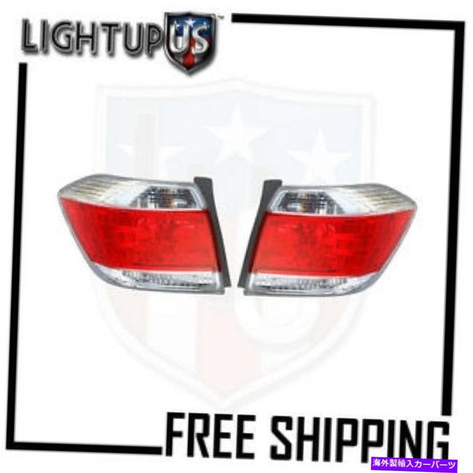 USテールライト フィット11~13トヨタハイランジャテールライト/ランプペア（左右セット） Fits 11-13 TOYOTA HIGHLANDER TAIL LIGHT/LAMP Pair (Left and Right Set)【並行輸入品】