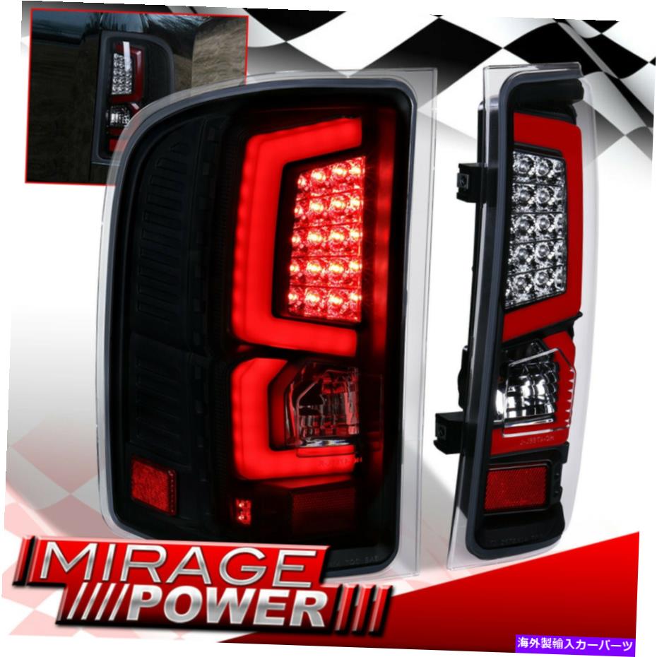 USテールライト 2007-2013 Silverado LEDステーキブレーキストップテールライトランプセット黒クリアレンズセット 2007-2013 Silverado LED Steak Brake Stop Tail Lights Lamps Set Black Clear Lens【並行輸入品】｜Us Custom Parts Shop USDM