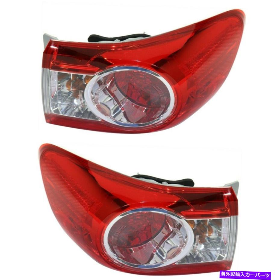 USテールライト 2805111C、TO2804111Cペアの左右の2テールライトランプのセット Set of 2 Tail Lights Lamps Left-and-Right Outside TO2805111C, TO2804111C Pair【並行輸入品】